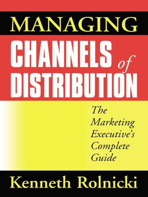 cover image of Managing Channels of Distribution